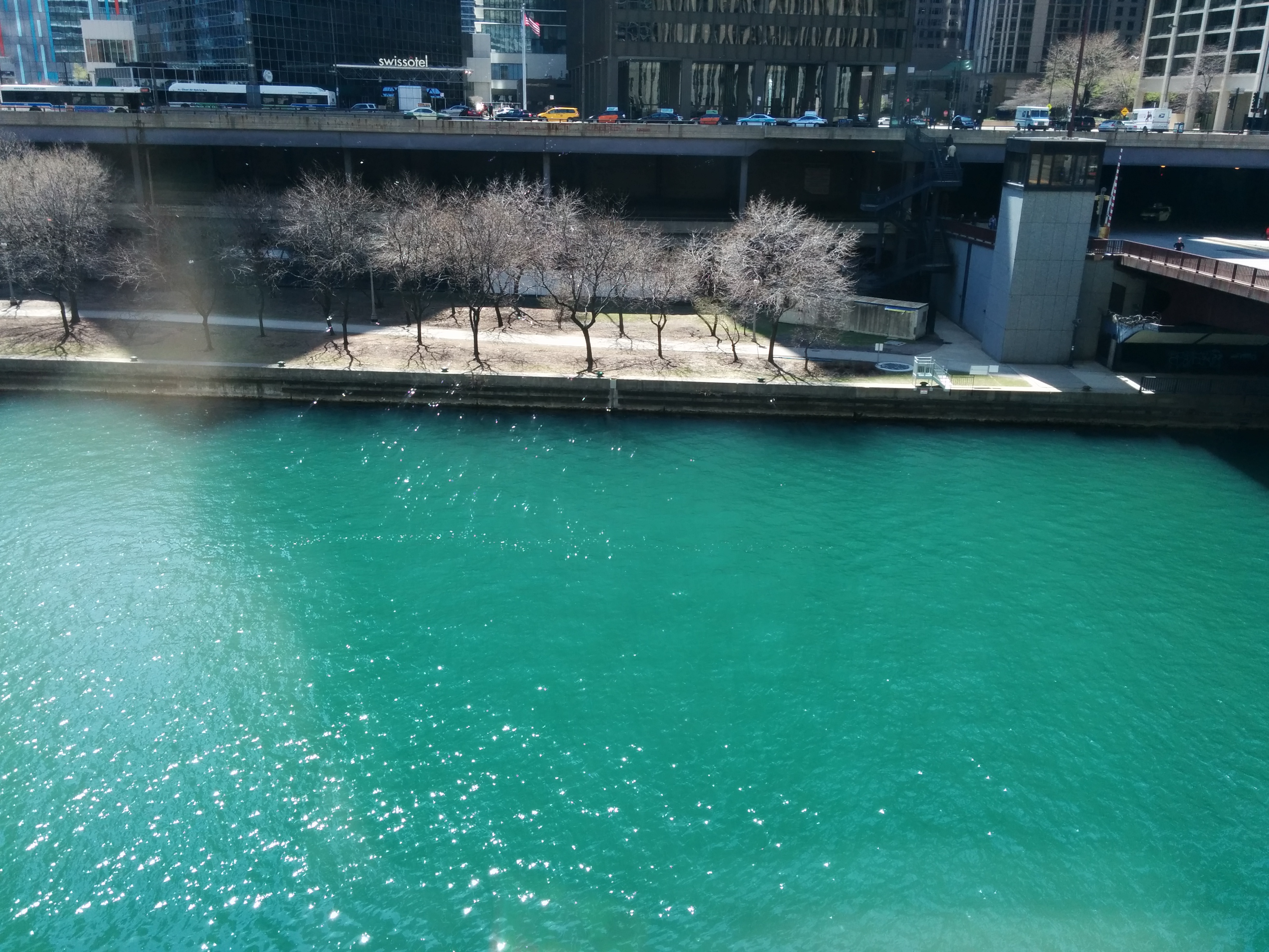 Chicago River as seen from conference hotel